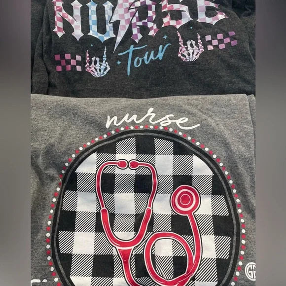 Nurse Themed Graphic T-Shirts Set - Picture 6 of 6